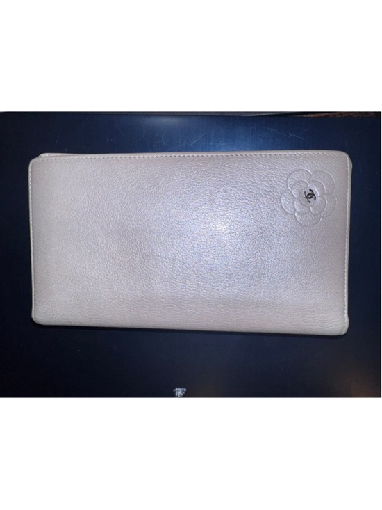 CHANEL Handbags - Chanel Camellia Long Bifold Wallet